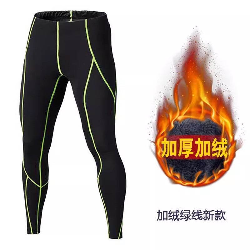 Children'S Tights Men'S Sports Fitness Pants Stretch Pants Basketball Foot Training Ball Leggings Quick-Drying Breathable Summer - Image 1